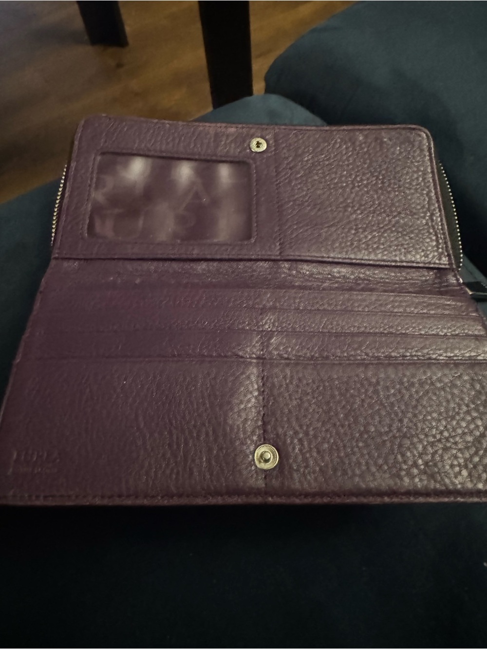 Furla Continental Zip Wallet EUC - Picture 5 of 7